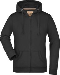 Damska bluza z kapturem James & Nicholson Vintage Hoody czarna. Czarne bluzy damskie Givova, m, z aplikacjami, z bawełny, z kapturem. Za 148.99 zł.