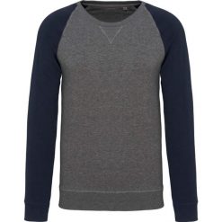 Bluza z okrągłym dekoltem Kariban bicolore Manches Raglan. Niebieskie bluzy męskie KARIBAN, m, bez wzorów, bez kaptura. Za 118.50 zł.