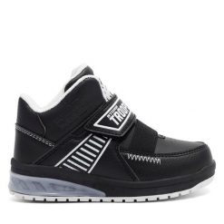 Sneakersy Star Wars. Czarne półbuty chłopięce Star Wars, bez wzorów, retro, bez zapięcia. Za 89.99 zł.