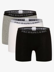 Polo Ralph Lauren Obcisłe bokserki pakowane po 3 szt. Mężczyźni Bawełna szary|czarny|biały|wielokolorowy, L. Białe bokserki męskie Polo Ralph Lauren, l, bez wzorów, z bawełny. Za 249.95 zł.