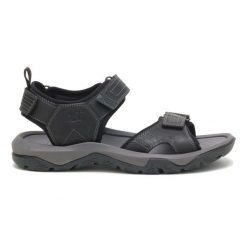 Buty do chodzenia męskie Caterpillar Waylon. Czarne sandały męskie Caterpillar, z materiału, bez zapięcia. Za 332.00 zł.