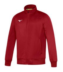Kurtka z dresu Mizuno Team Core. Czerwone kurtki męskie Mizuno, m, bez wzorów, z dresówki, sportowe, bez kaptura. Za 172.50 zł.