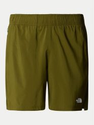 The North Face Szorty sportowe 24/7 NF0A3O1B Zielony Regular Fit. Zielone krótkie spodenki sportowe męskie The North Face, m, bez wzorów, z syntetyku, do biegania. Za 109.99 zł.