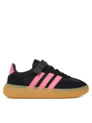 Adidas Sneakersy Barreda Decode Shoes Kids KJ6821 Czarny. Czarne buty sportowe dziewczęce Adidas, bez wzorów, ze skóry, bez zapięcia. Za 199.99 zł.