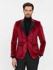 KARL LAGERFELD Marynarka 155270 541009 Czerwony Slim Fit. Czerwone marynarki męskie KARL LAGERFELD, bez wzorów, z syntetyku, biznesowe. Za 1,689.00 zł.
