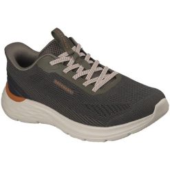 Buty sportowe męskie Skechers Garner Ellis. Szare buty sportowe męskie Skechers, bez zapięcia, na fitness i siłownię. Za 490.00 zł.