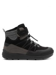 Lasocki Young Trapery BI12-SAM-06 Czarny. Czarne buty zimowe chłopięce Lasocki Young, bez wzorów, ze skóry, bez zapięcia. Za 229.99 zł.