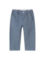 Mayoral Spodnie materiałowe 1576 Niebieski Regular Fit. Niebieskie spodnie materiałowe dla chłopców Mayoral, bez wzorów, z bawełny. Za 89.99 zł.