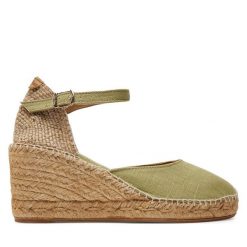 Espadryle Toni Pons. Zielone klapki damskie Toni Pons, bez wzorów, bez obcasa, bez zapięcia. Za 199.99 zł.