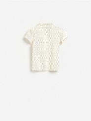T-shirt ze stójką - wielobarwny. T-shirty damskie Reserved, l, bez wzorów, z dzianiny, bez kołnierzyka. Za 49.99 zł.