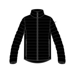 Kurtka puchowa CMP. Czarne kurtki męskie CMP, bez wzorów, z puchu, sportowe, bez kaptura. Za 331.60 zł.