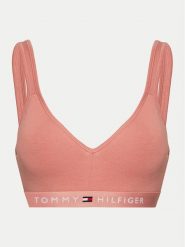 Tommy Hilfiger Biustonosz top UW0UW04612 Różowy. Czerwone biustonosze Tommy Hilfiger, bez wzorów, z bawełny. Za 99.99 zł.