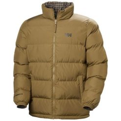 Kurtka puchowa Helly Hansen YU 23. Brązowe kurtki męskie Helly Hansen, m, bez wzorów, z puchu, bez kaptura. Za 710.20 zł.