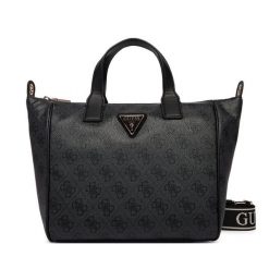 Torebka Guess. Szare torebki do ręki damskie Guess, z aplikacjami, bez dodatków. Za 549.99 zł.