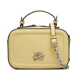 Torebka KARL LAGERFELD. Żółte torebki do ręki damskie KARL LAGERFELD, bez wzorów, bez dodatków. Za 1,299.00 zł.