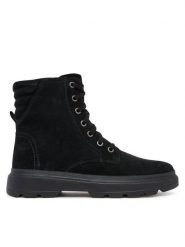 Geox Botki J Kiddartah Wpf J56NDA 00022 C9999 D Czarny. Czarne botki dziewczęce Geox, ze skóry, bez zapięcia. Za 339.99 zł.