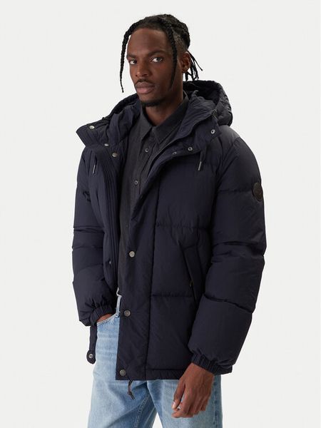 Gant Kurtka puchowa 7006567 Granatowy Regular Fit. Niebieskie kurtki męskie GANT, m, bez wzorów, z puchu, bez kaptura. Za 2,189.00 zł.