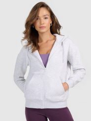 Bluza dresowa rozpinana z kapturem damska 4F 4FRMM00TSWSF2772. Szare bluzy damskie 4f, s, bez wzorów, z bawełny, z kapturem. Za 159.99 zł.