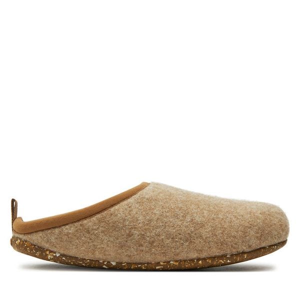Kapcie Camper. Brązowe kapcie damskie Camper, bez wzorów. Za 299.99 zł.