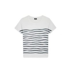 T-shirt damski TBS Oxana. Białe t-shirty damskie TBS, xs, bez wzorów, z bawełny, klasyczne, bez kołnierzyka. Za 149.00 zł.