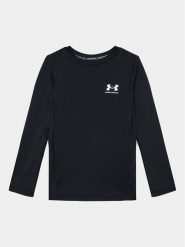 Under Armour Koszulka techniczna Ua Hg Armour Ls 1361731 Czarny Fitted Fit. Czarne t-shirty dla chłopców Under Armour, bez wzorów, z syntetyku, bez ramiączek. Za 89.99 zł.