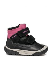 Geox Kozaki B Omar Girl Wpf B462LC 022FU C0922 M Czarny. Czarne buty zimowe dziewczęce Geox, bez wzorów, ze skóry, bez zapięcia. Za 329.99 zł.