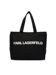 KARL LAGERFELD Torebka B2W50099 Czarny. Czarne torebki do ręki damskie KARL LAGERFELD, bez wzorów, z materiału, bez dodatków. Za 389.99 zł.