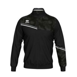 Bluza Errea Erick Giubbino Ad Dorośli. Czarne bluzy sportowe męskie ERREA, s, bez wzorów, z materiału, bez kaptura, na fitness i siłownię. Za 238.50 zł.