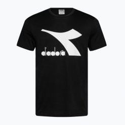 Koszulka męska Diadora Core Sl. Czarne koszulki sportowe męskie Diadora, na lato, m, bez wzorów, z bawełny, bez kołnierzyka, bez ramiączek. Za 83.99 zł.