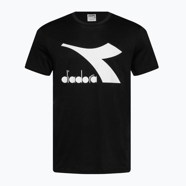 Koszulka męska Diadora Core Sl. Czarne koszulki sportowe męskie Diadora, na lato, m, bez wzorów, z bawełny, bez kołnierzyka, bez ramiączek. Za 83.99 zł.