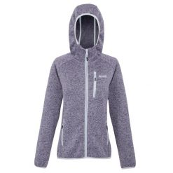 Damska Bluza Z Kapturem Newhill II Marl Full Zip. Czerwone bluzy sportowe damskie Regatta, bez wzorów, z kapturem, trekkingowe. Za 96.99 zł.