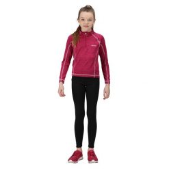 Dziecięce Legginsy Barlia Winter. Czarne legginsy dla dziewczynek Regatta, bez wzorów, z elastanu. Za 95.99 zł.