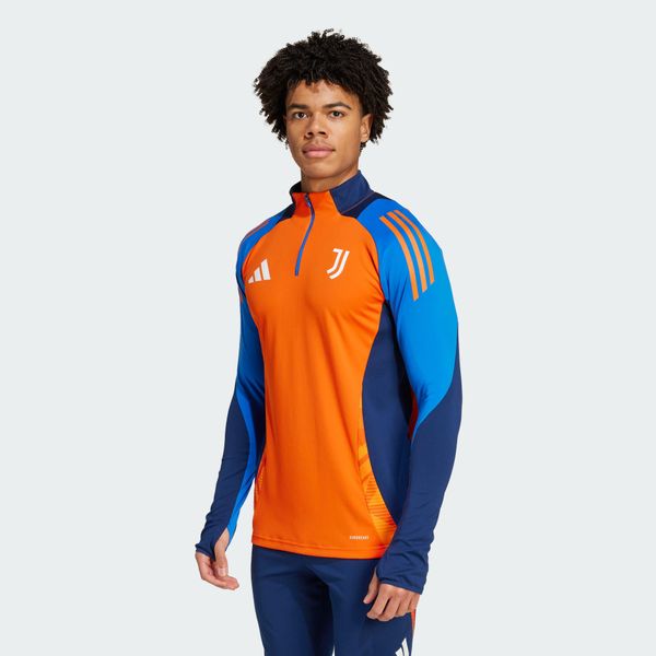 Bluza Juventus Tiro 24 Competition Training. Brązowe bluzy męskie Adidas, l, bez wzorów, z materiału, bez kaptura, do piłki nożnej. Za 322.40 zł.