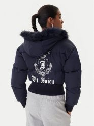Juicy Couture Kurtka zimowa JCOIJ225557 Granatowy Oversize. Niebieskie kurtki damskie Juicy Couture, na zimę, s, bez wzorów, z syntetyku, bez kaptura. Za 969.99 zł.
