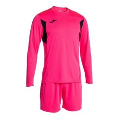 Conjunto portero rosa fluor Joma unisex - koszulka z długim rękawem i spodenki. Czarne koszulki sportowe męskie Joma, m, bez wzorów, z dresówki, do piłki nożnej. Za 271.50 zł.