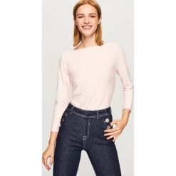 Sweter - Różowy. Czerwone kardigany damskie Reserved, l, bez wzorów, bez kołnierzyka, bez ramiączek, bez kaptura. Za 99.99 zł.