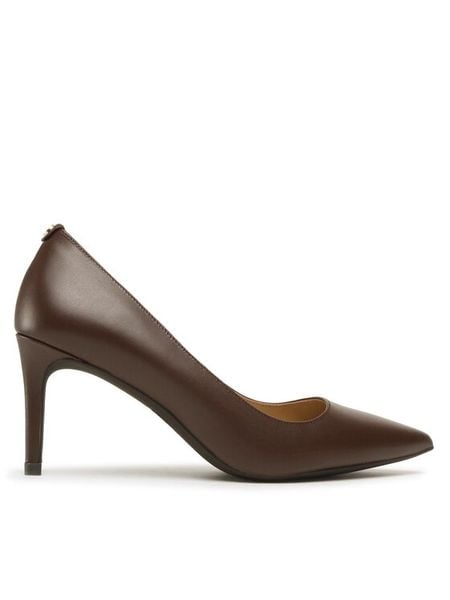 MICHAEL Michael Kors Szpilki Alina Flex Pump 40F2HNMP2L Brązowy. Brązowe szpilki damskie MICHAEL Michael Kors, bez wzorów, ze skóry, bez obcasa, bez zapięcia. Za 519.99 zł.