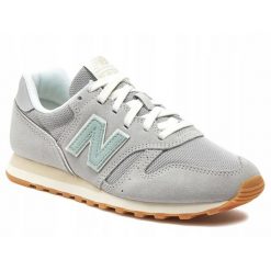 Buty na co dzień Damskie New Balance 373. Szare obuwie sportowe damskie New Balance, bez wzorów, ze skóry, trekkingowe, New Balance 373. W wyprzedaży za 354.50 zł.