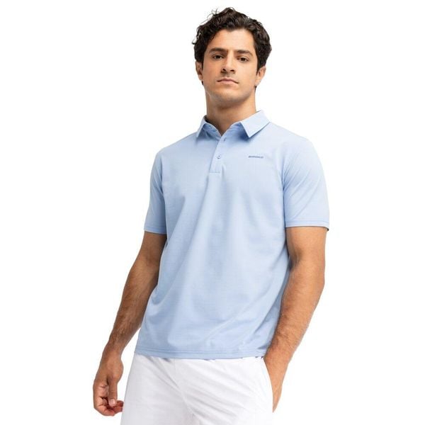 Męska tenisowa koszulka polo pique sport.tennis Siroko Slice Light Blue. Niebieskie koszulki polo męskie SIROKO, m, bez wzorów, bez kołnierzyka, bez ramiączek, tenisowe. Za 211.00 zł.