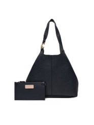 Coccinelle Torebka E1 SHA 11 01 01 Granatowy. Niebieskie torebki do ręki damskie Coccinelle, bez wzorów, ze skóry, bez dodatków. Za 1,439.00 zł.