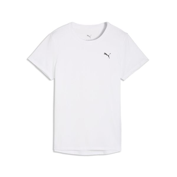 Damska koszulka Train All Day Essentials PUMA. Czarne koszulki sportowe damskie Puma, l, bez wzorów, z dżerseju, bez kołnierzyka, bez ramiączek. Za 89.00 zł.