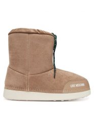LOVE MOSCHINO Śniegowce JA24112G1PISF105 Brązowy. Brązowe śniegowce i trapery damskie Love Moschino, ze skóry. Za 709.99 zł.