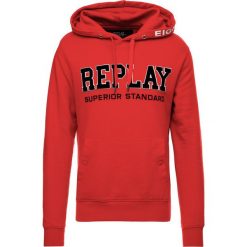 Replay Bluza z kapturem ruby red. Bluzy męskie marki Replay. Za 369.00 zł.