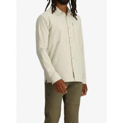 Koszula przeciw komarom męska Royal Robbins Expedition III L/S. Zielone koszule męskie ROYAL ROBBINS, l, bez wzorów, casualowe, bez kołnierzyka, bez ramiączek. Za 377.99 zł.