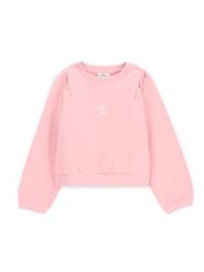 Coccodrillo Bluza WC5132101NGK Różowy Regular Fit. Czerwone bluzy dla dziewczynek COCCODRILLO, bez wzorów, z bawełny, bez ramiączek, bez kaptura. Za 49.99 zł.