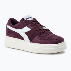 Buty damskie Diadora Magic Bold Suede. Czerwone obuwie sportowe damskie Diadora, bez wzorów, z materiału. Za 469.99 zł.