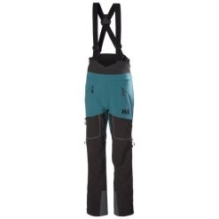 Damskie spodnie narciarskie na szelkach Helly Hansen Odin BC Softshell. Zielone spodnie materiałowe damskie Helly Hansen, bez wzorów, z softshellu. Za 1,564.00 zł.