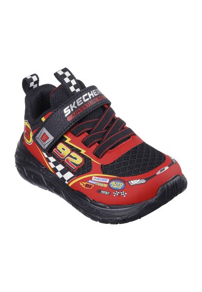 Tenisówki Skechers Model Skech Tracks Kolor Czerwony. Czerwone trampki i tenisówki chłopięce Skechers, bez wzorów, z materiału, eleganckie, bez zapięcia. Za 189.99 zł.