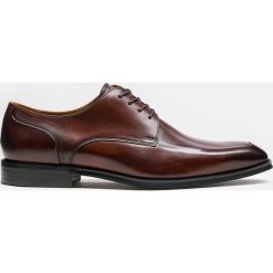 Brązowe półbuty wizytowe. Eleganckie półbuty marki Kazar. Za 449.00 zł.