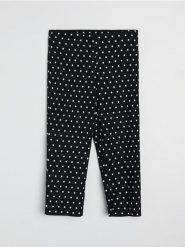 Legginsy z wiskozą w kropki - wielobarwny. Legginsy damskie Sinsay, l, bez wzorów, z wiskozy. Za 49.99 zł.